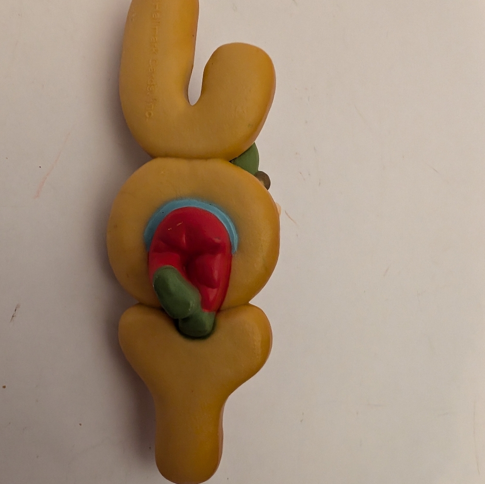 1978 TREE TRIMMER ELF COOKIE JOY HALLMARK CHRISTMAS ORNAMENT - Picture 2 of 2